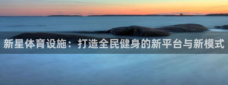 意昂体育4开户：新星体育设施：打造全民健身的新平台与