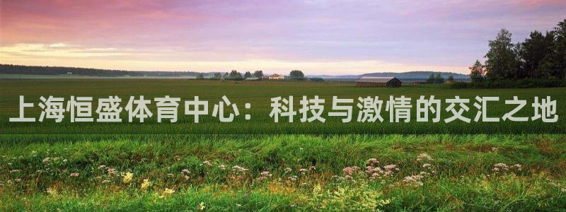 意昂体育4平台注册要钱吗安全吗：上海恒盛体育中心：科技与激情