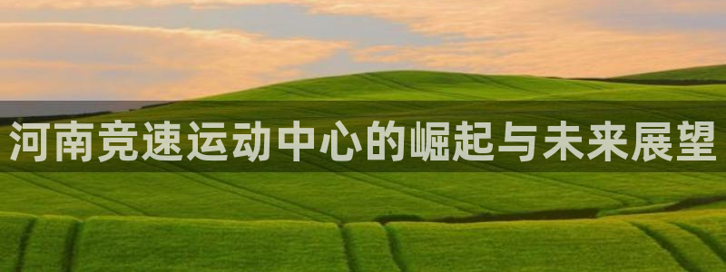 意昂4科技：河南竞速运动中心的崛起与未来展望