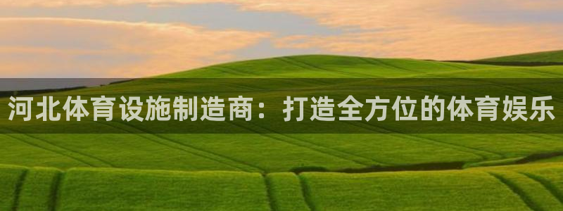 意昂体育4平台假的吗是真的吗吗：河北体育设施制造商：