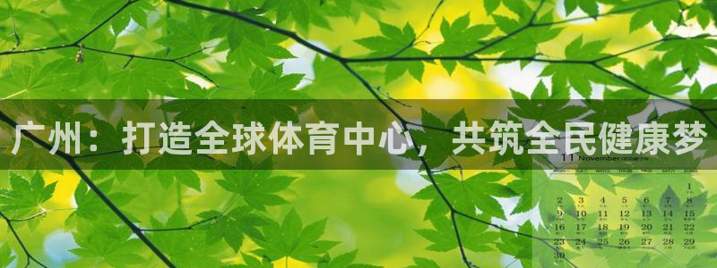 意昂体育4注册：广州：打造全球体育中心，共筑全民健康